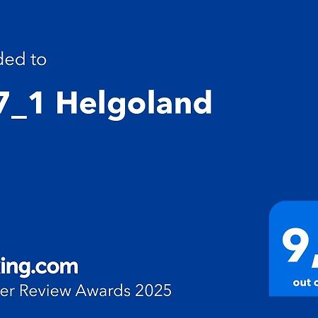 107_1 Helgoland Apartment Вилхелмсхафен Екстериор снимка